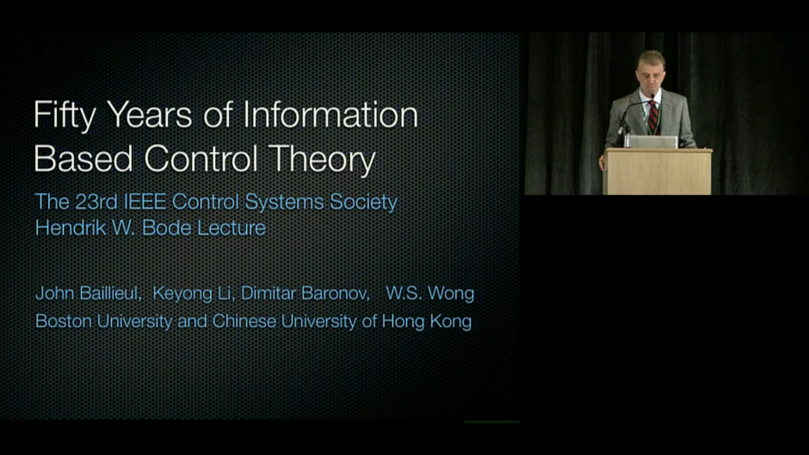 Presentation Library | IEEE Control Systems Society